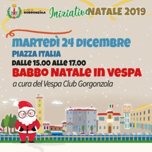Babbo Natale in vespa 2019 - Gorgonzola